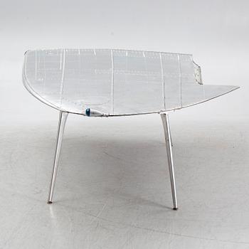 A desk, aeroplane wing from DAKOTA/DC3/C-43. MFG.DATE 1943-1944.