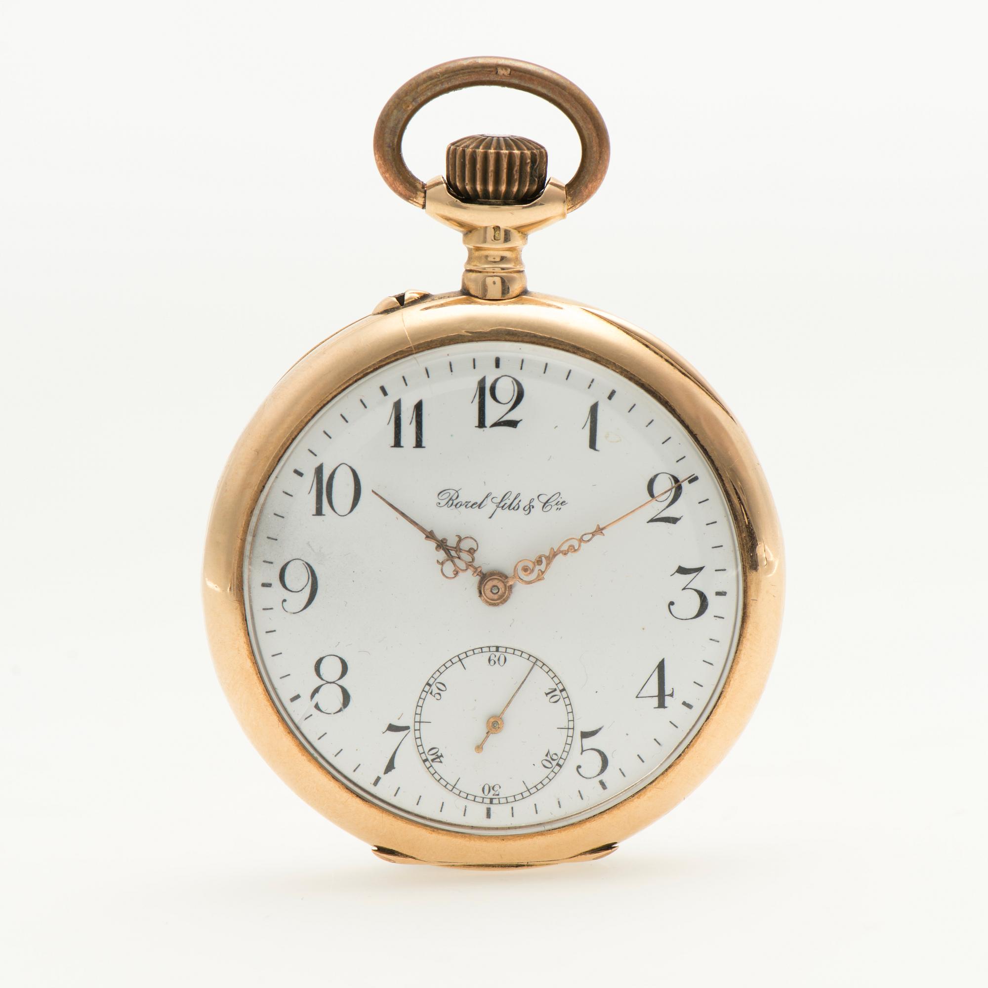 BOREL & FILS, pocket watch, 50 mm.