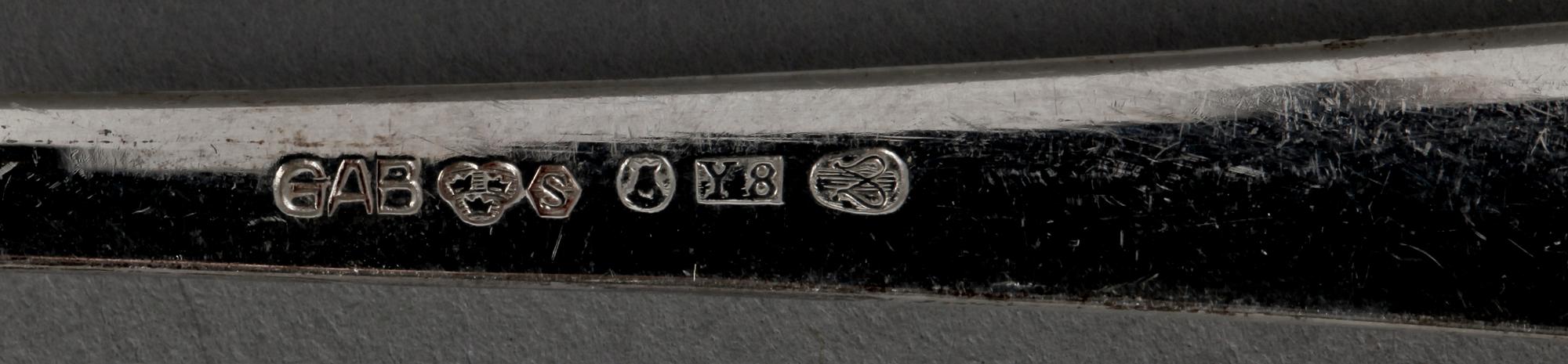BESTICK, silver, 60 delar, GAB, Stockholm. 1950-tal.