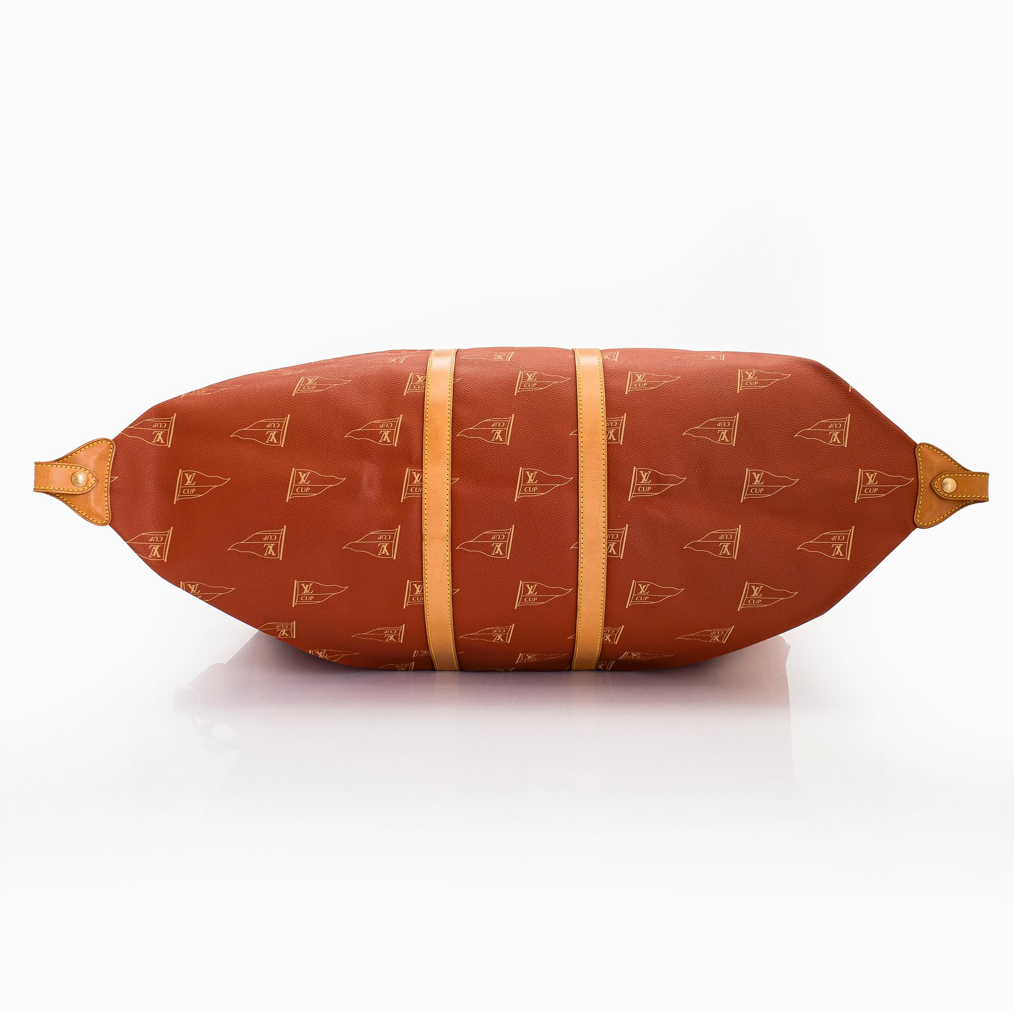 Louis Vuitton, a 'LV America's Cup Canvas Boston Bag' bag.