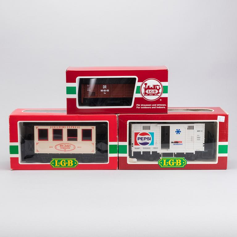 LEHMANN GROSS BAHN, 3 st vagnar.