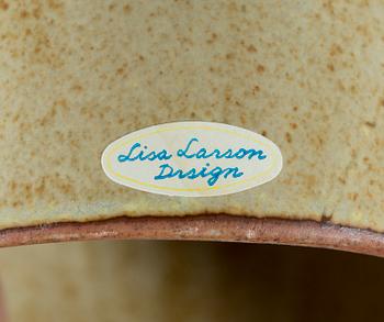 SMÖRHÖNA, 2 delar, Lisa Larson,  etikettmärkt. 1900-talets andra hälft.