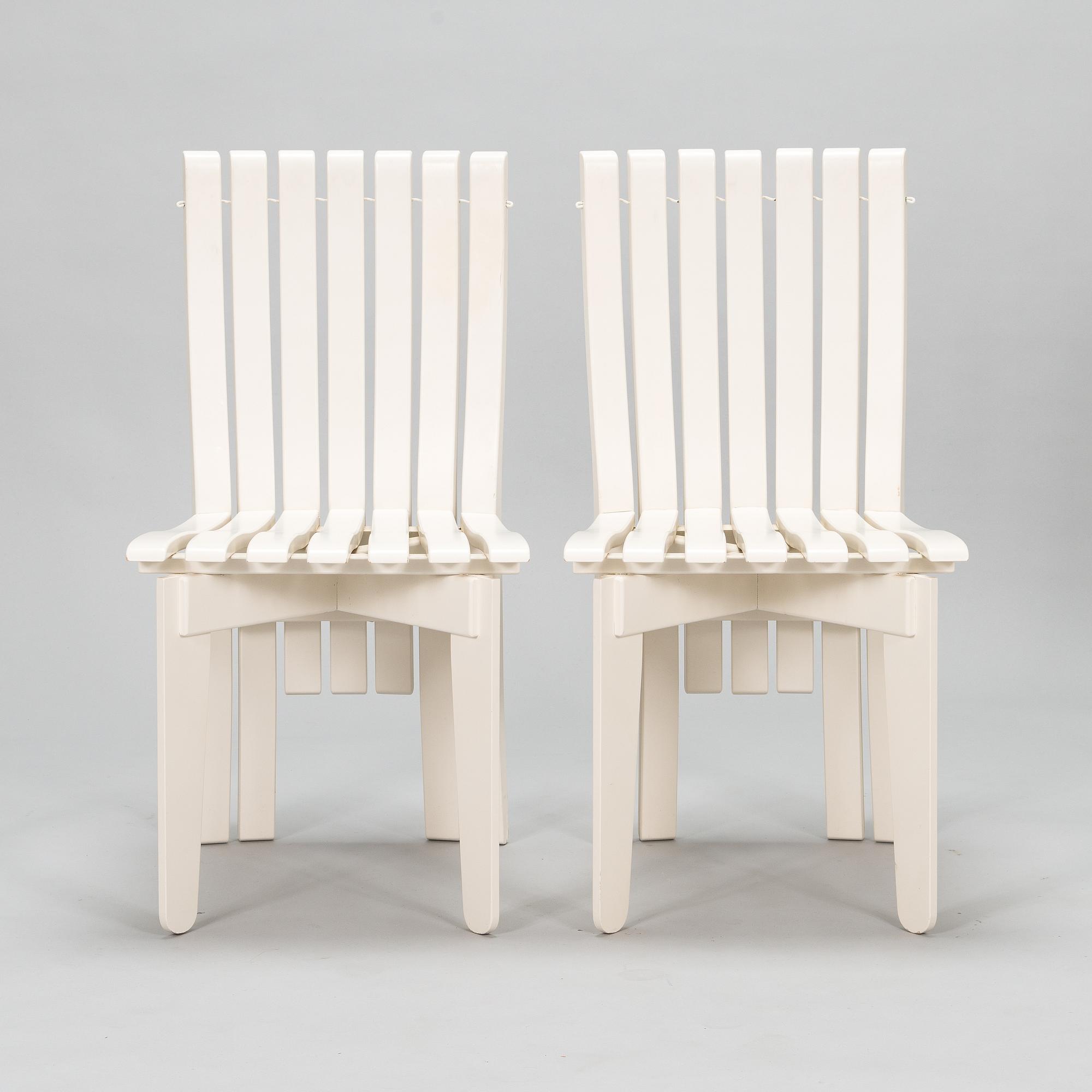 Alvar Aalto and Aino Aalto, a 5-piece 'Aurinko' (Sun-series) garden furniture suite for Artek 2008.