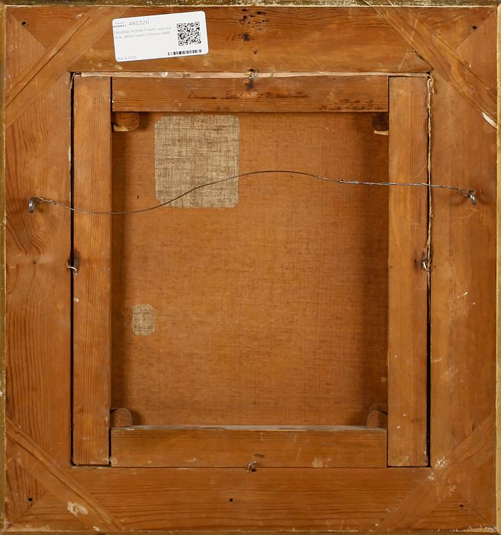 OKÄND KONSTNÄR, olja på duk, 1800-talets första hälft.