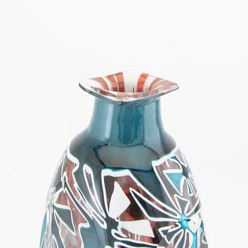 Helen Krantz vase from Orrefors, numbered, signed, and dated -04.