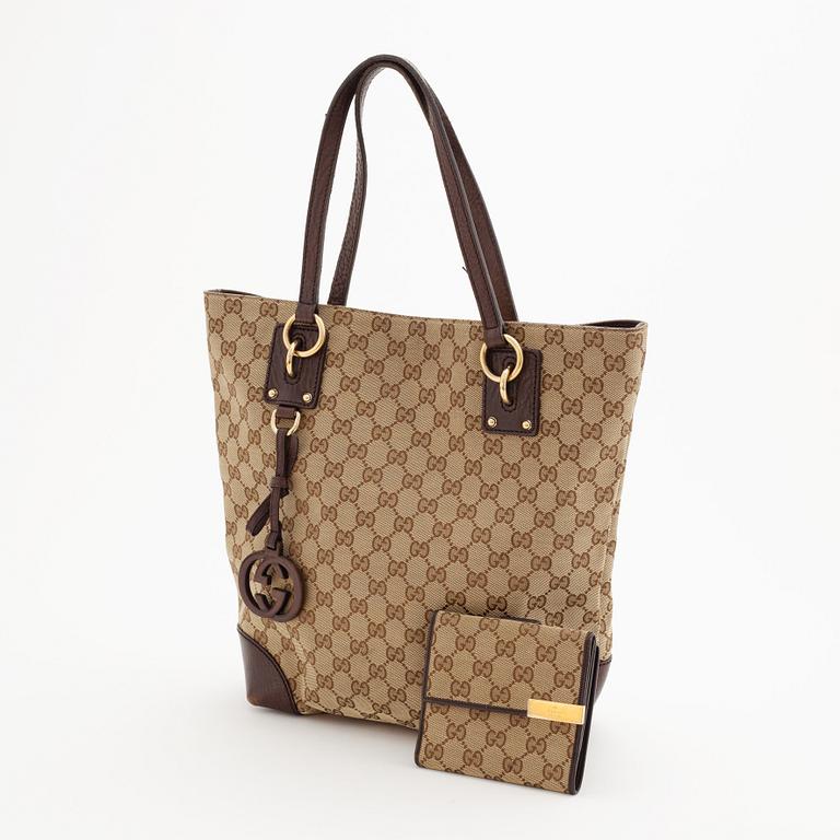 GUCCI, Bag and wallet.