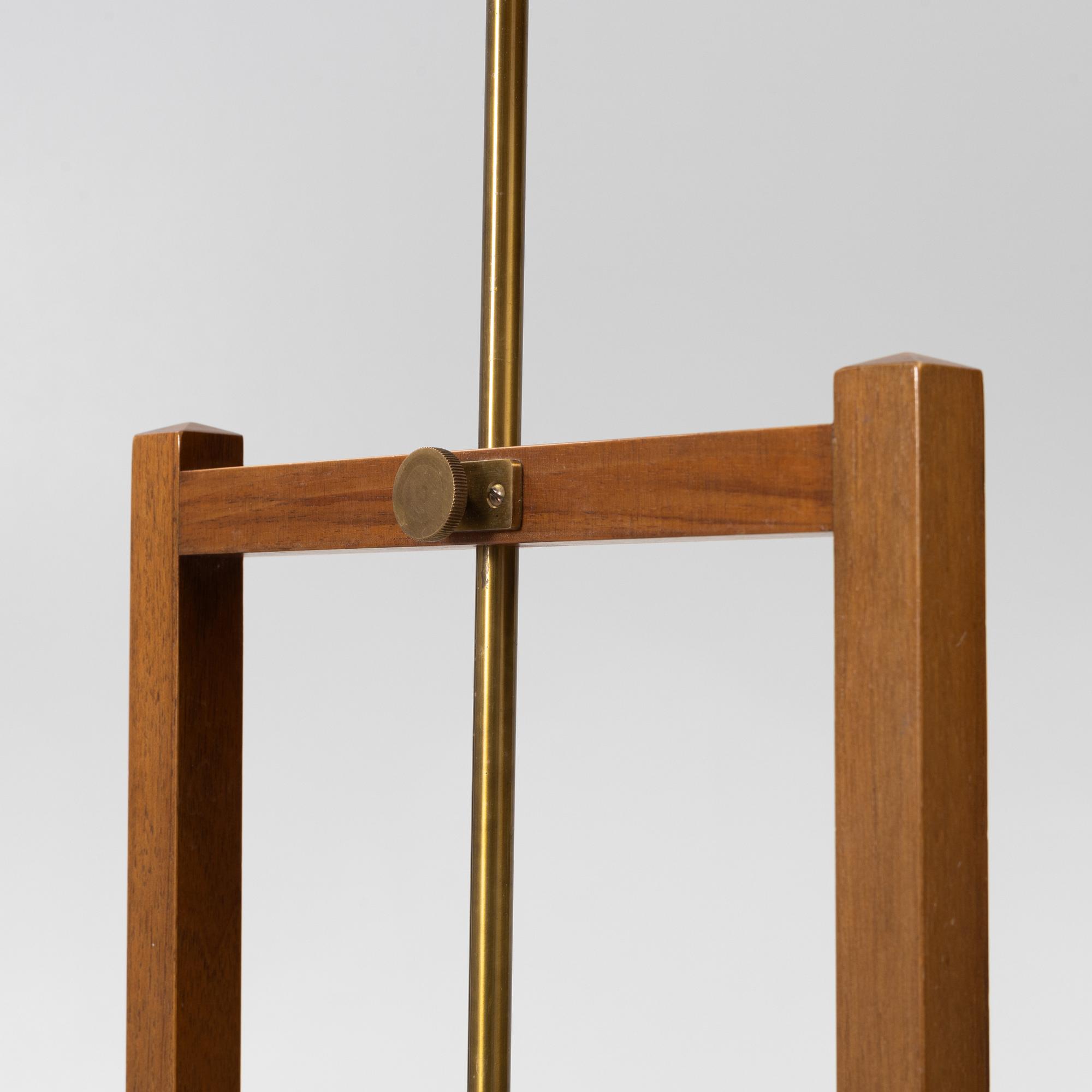Josef Frank, floor lamp, model G 2548, "The Crutch", Svenskt Tenn.