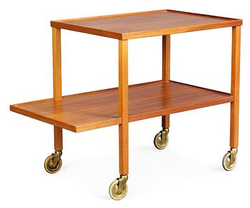 486. A Josef Frank mahogany tea trolley, Svenskt Tenn, model 470.