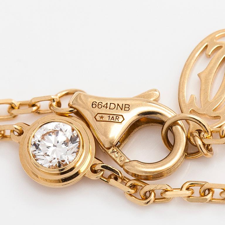 Cartier, rannekoru, "d'Amour", 18K kultaa ja briljanttihiottu timantti.