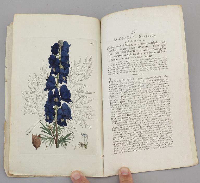 JOHAN WILHELM PALMSTRUCH, "Svensk Botanik, vol I-V. 1803-1805.
