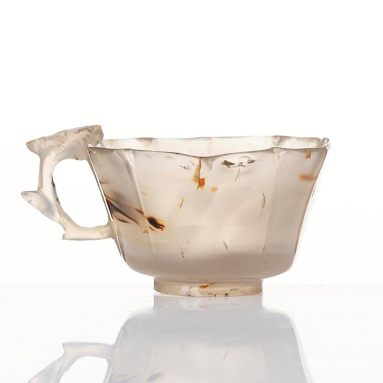 Kopp, agat. Qingdynastin, 1700-/1800-tal.