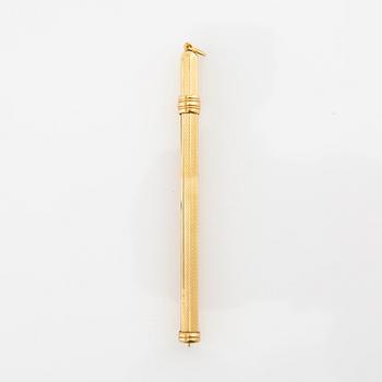 Champagne whisk 18K gold.