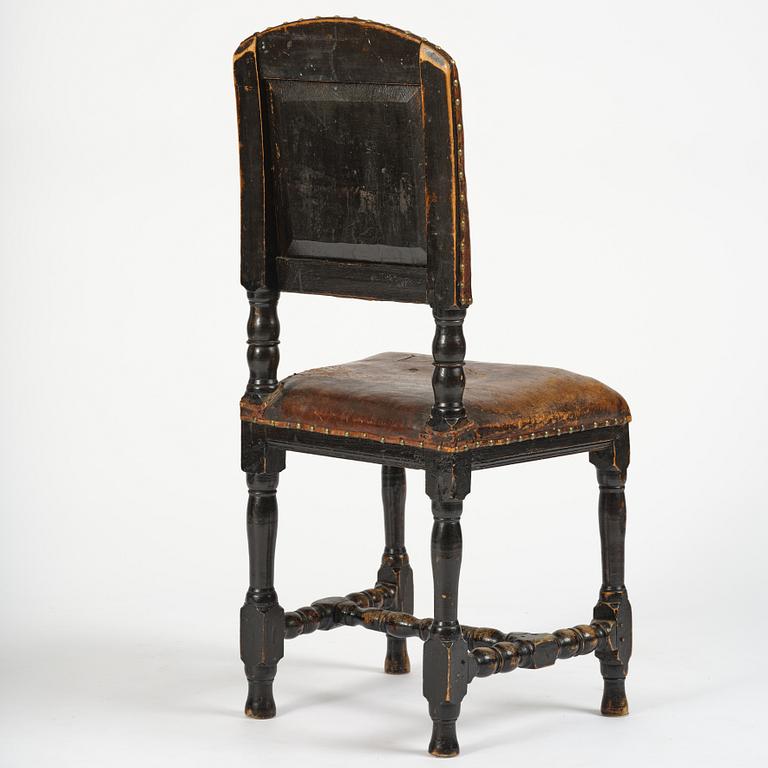 A Swedish baroque 'judge's' chair, circa 1700 / early 18th century.