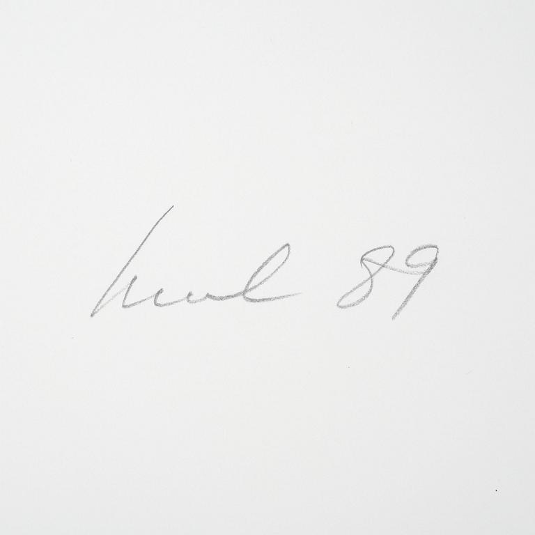RAUL MEEL, färgserigrafi, signerad, numrerad 1/50 och daterad- 89.