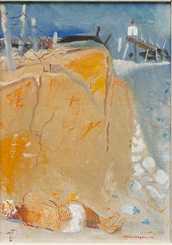 Axel Olson, Translation: "On the beach".