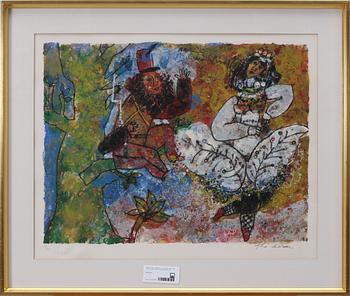 THEO TOBIASSE, litografier, 4 st, sign o numr 152/350. Editionsstämpel Galerie Börjeson.