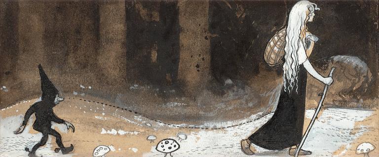 John Bauer, Fairy tale illustration.