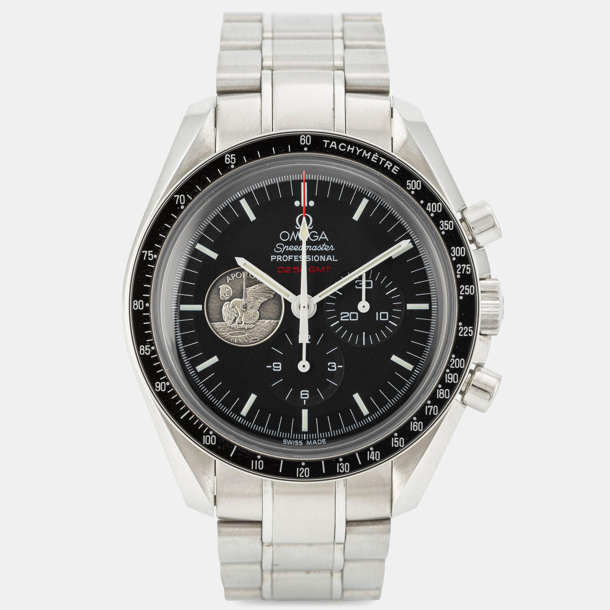 Omega, Speedmaster, Moonwatch, Professional, "Apollo 11 40th Anniversary", "Limited Edition", chronograph, ca 2010.