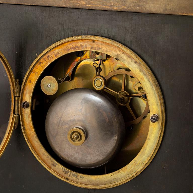 An Empire-style late 19th century mantel clock.
