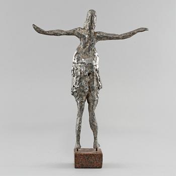 SKULPTUR, vitmetall, 1900-talets andra hälft.