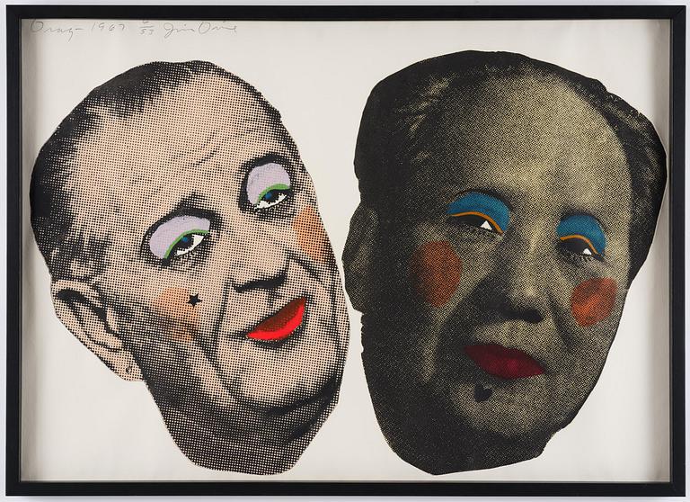 Jim Dine, "Drag - Johnson and Mao".