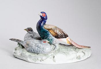 FIGURGRUPP, porslin, Ens, Tyskland, 1900-talets första hälft.