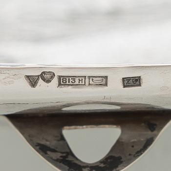 Tapio Wirkkala, A 'Bear hunting' silver dish, Tillander, Helsinki 1953.