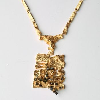 Björn Weckström, A Björn Weckström 18K gold necklace 'Flowering wall', Lapponia, Finland 1976.