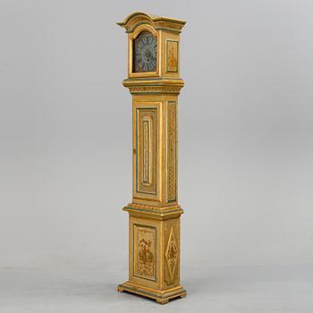 A long case clock, Peter Lindman Arboga Sweden, 18th century.
