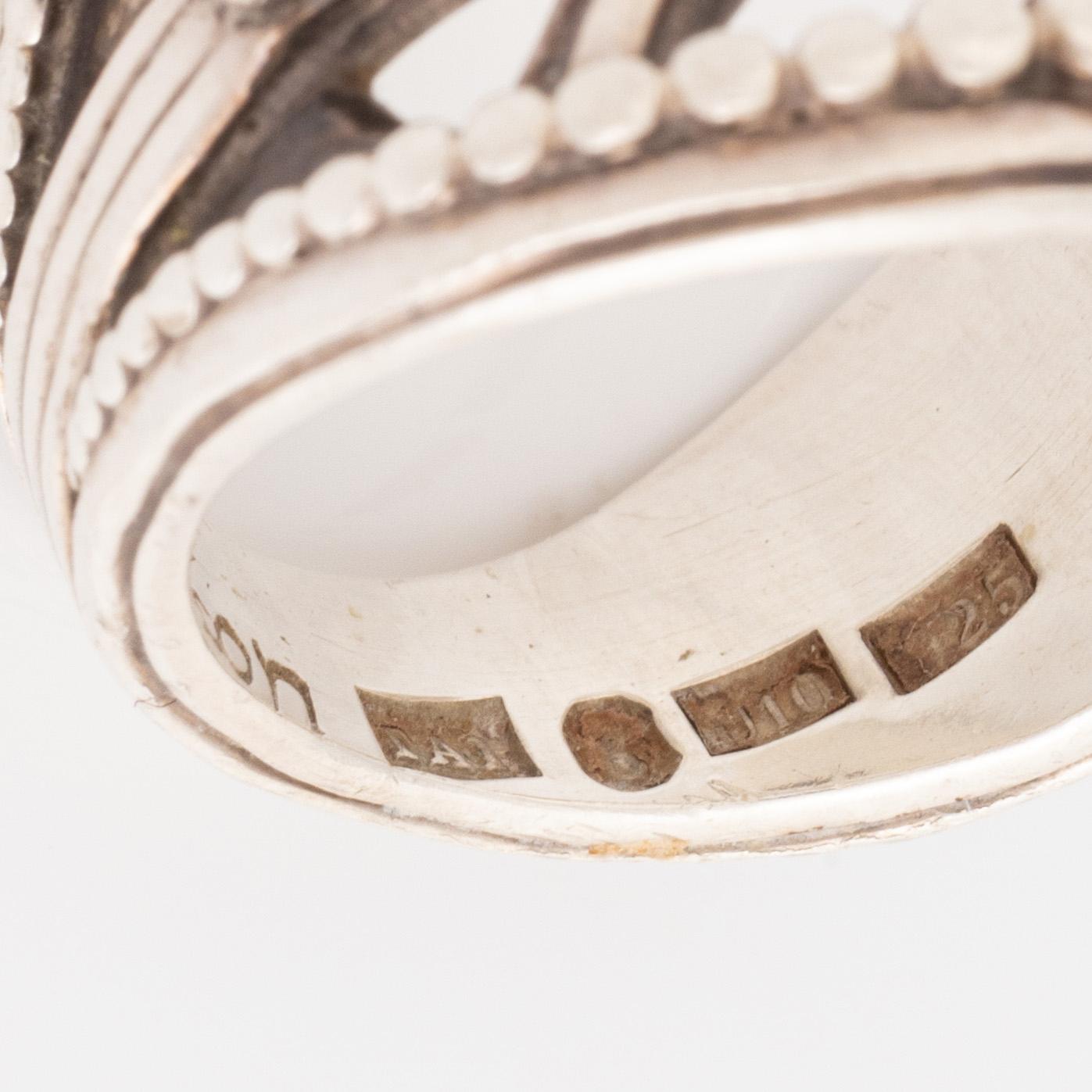 Rosa Taikon, sterling silver ring.