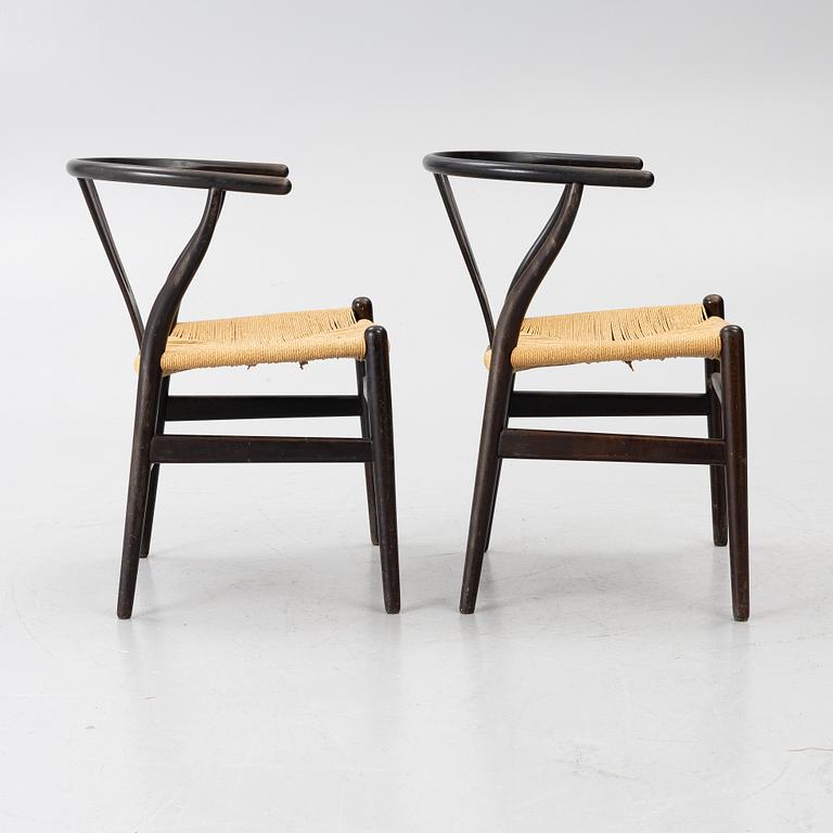 Hans J. Wegner, A pair, Y Chair / CH 24, Carl Hansen & Søn, Denmark.