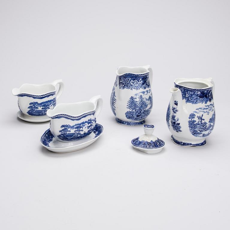 ASTIASTO, 86 osaa, posliinia, "Maisema" Arabia, 1964-1971.