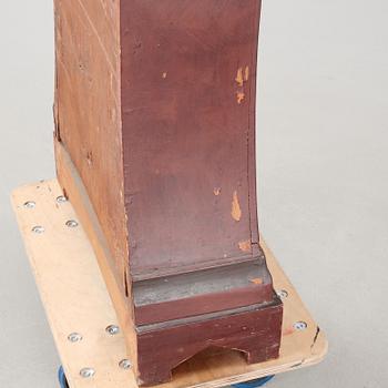 A grandfather clock by Carl Lindbergh in Söderberke, dated 1821.