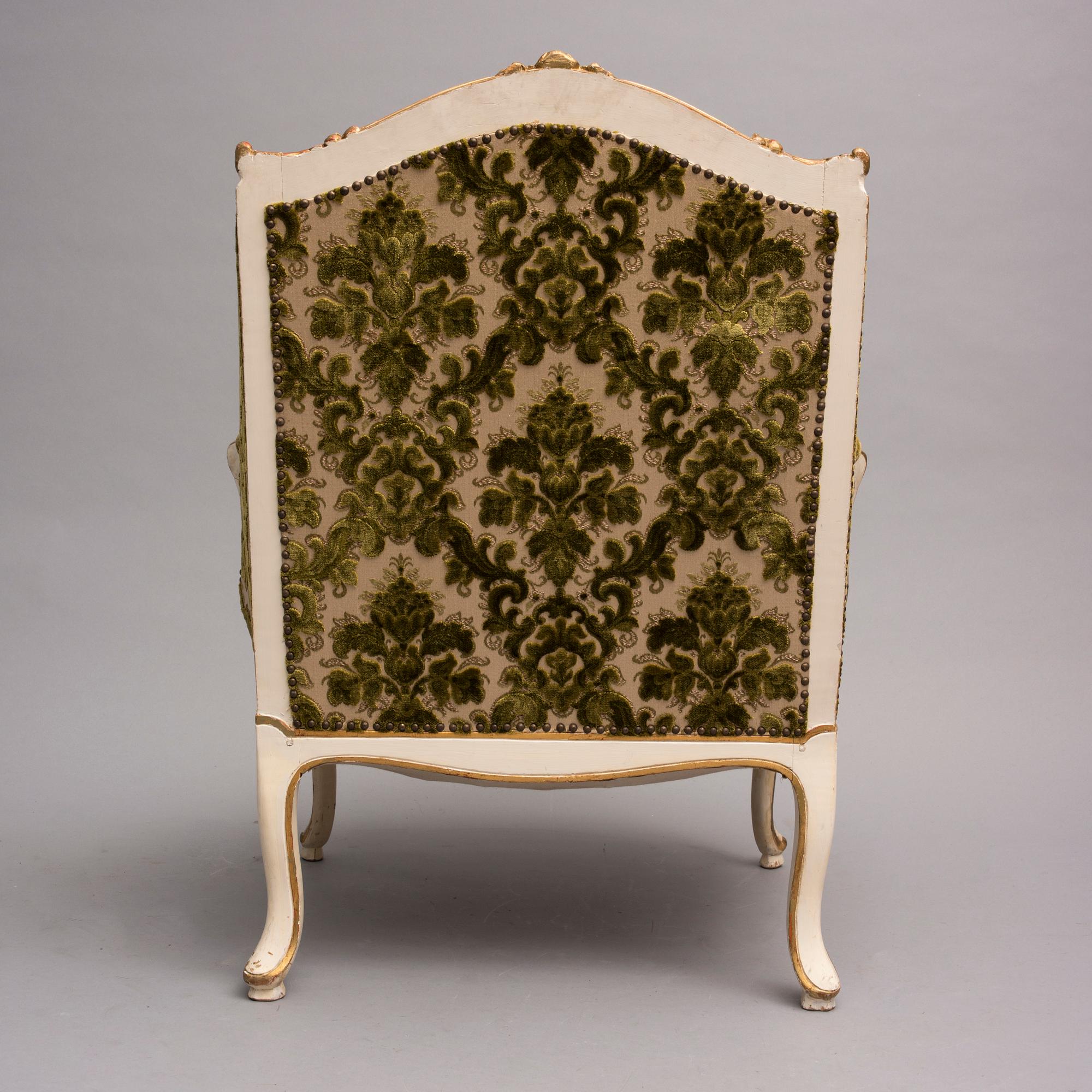BERGÈRE, Louis XV -stil, 1800-talets slut.