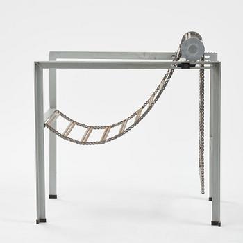 Paolo Pallucco, & Mireille Rivier, fåtölj, "Barba D'Argento", Pallucco, Italien, efter 1986.