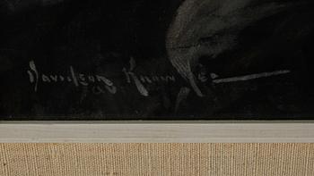 DAVIDSON KNOWLES, gouache, signerad.