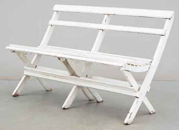 TRÄDGÅRDSMÖBLEMANG, 5 delar, 1900-talets första hälft/mitt.