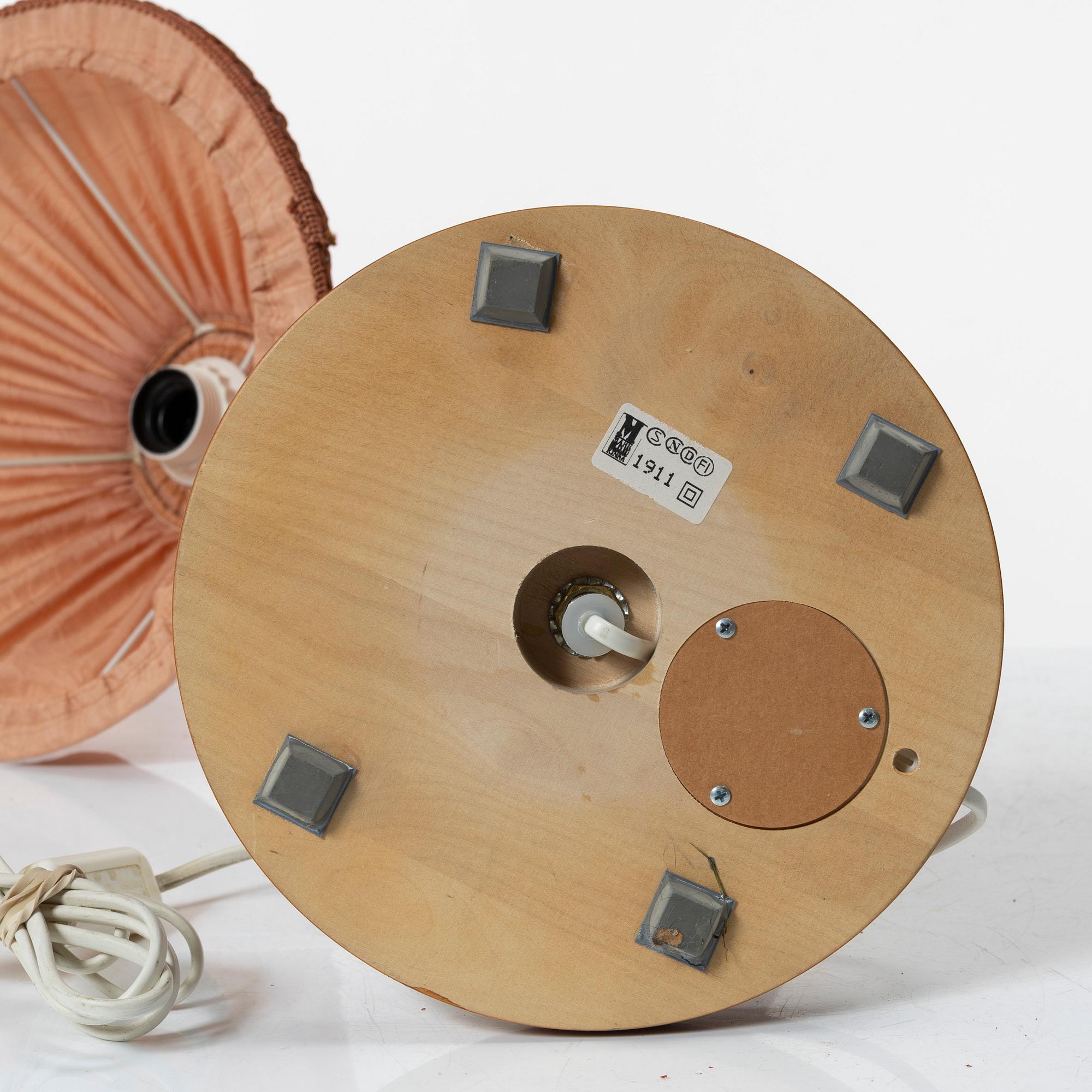 A table lamp, Markslöjd, second half of the 20th century.