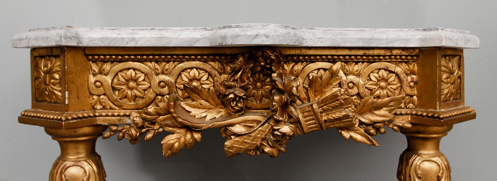 KONSOLBORD, Louis Seize-stil, 1800-talets andra hälft.