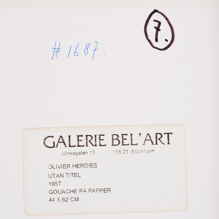 Olivier Herdies, Utan titel.