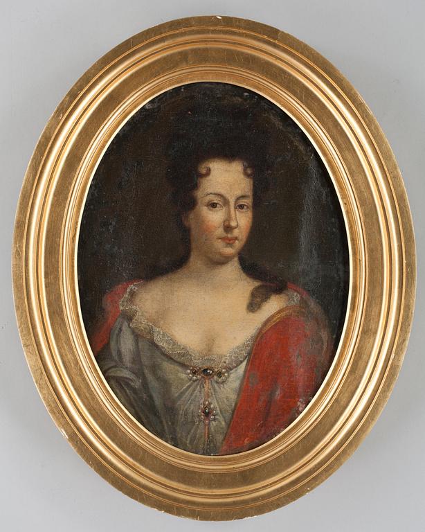 OKÄND KONSTNÄR, olja på duk, 1700-talets första hälft.