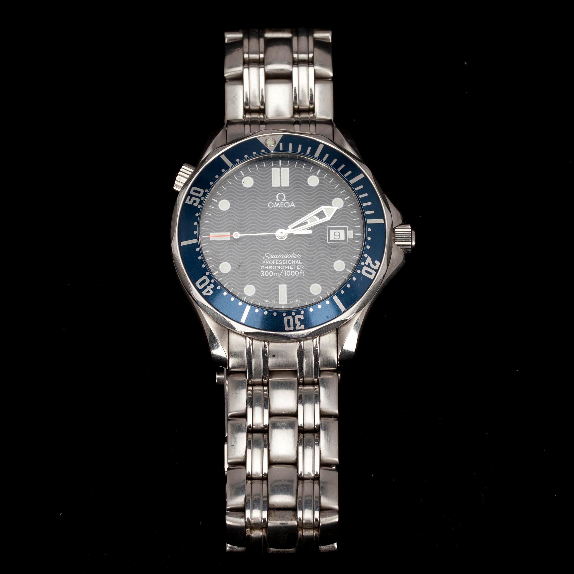 ARMBANDSUR, herr. Omega Seamaster Professional 300 m. Ref . 25318000.