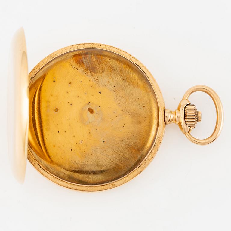 Longines, pocket watch, hunter, 52 mm.