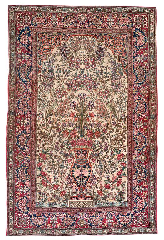 SEMI-ANTIQUE ESFAHAN. 214 x 140,5 cm.