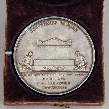 Carl XIII, medalj, Mauritz Frumerie, i etui.