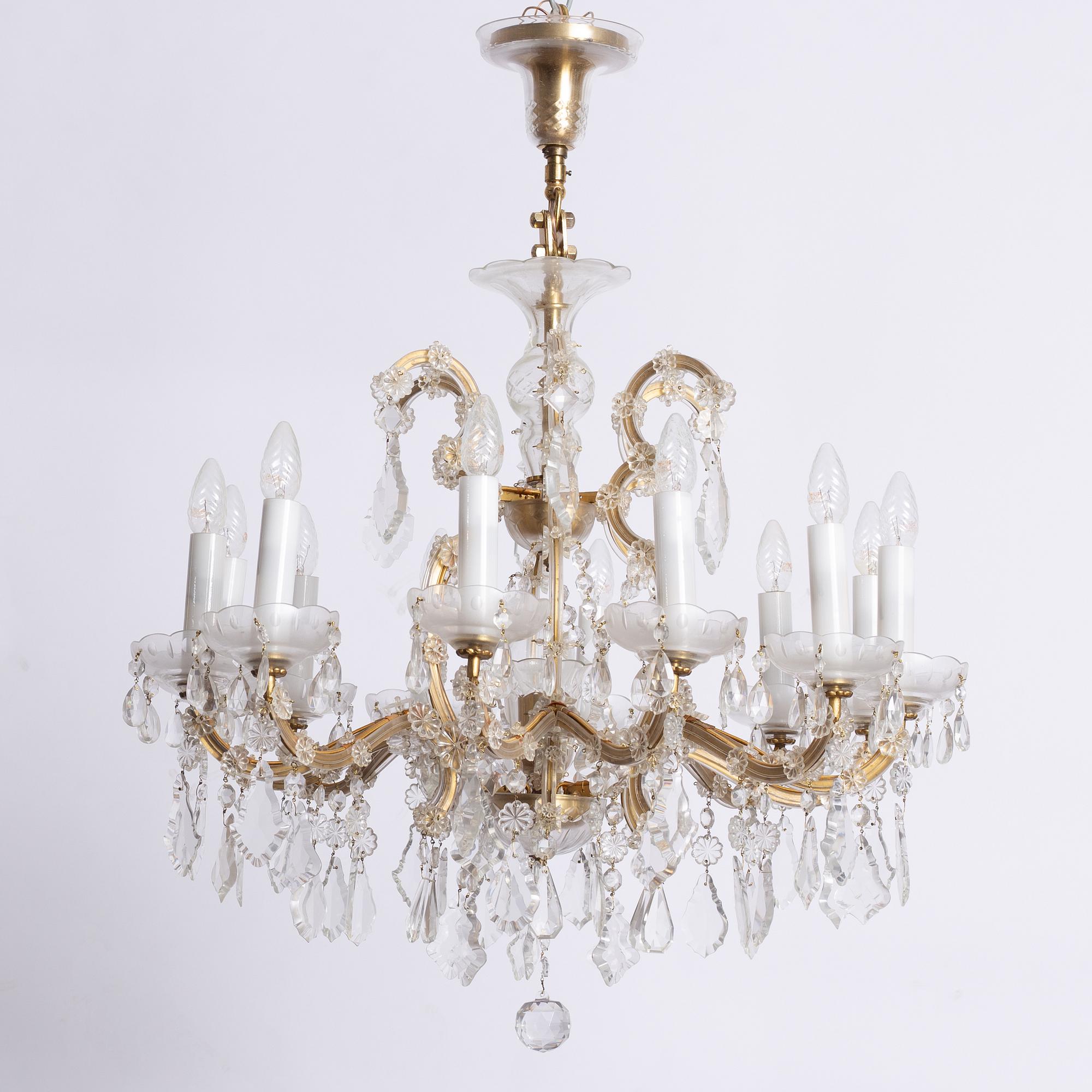 Ljuskrona venetiansk stil, 1900-tal.