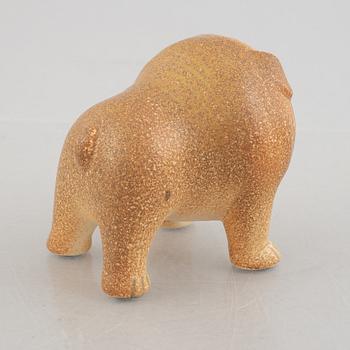 Lisa Larson, a set of three stoneware figurines, K-Studion and Gustavsberg.