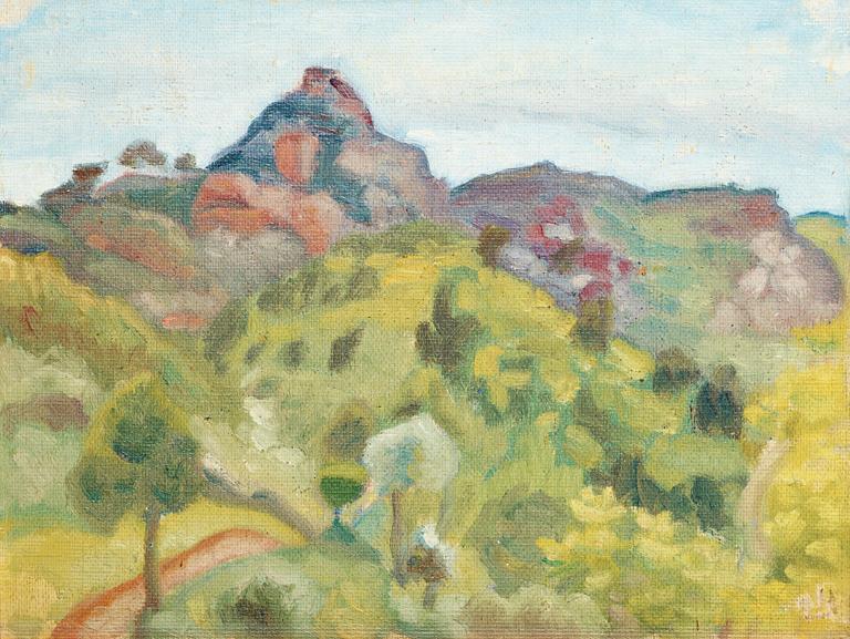 Ivan Aguéli, Spanish summer landscape.