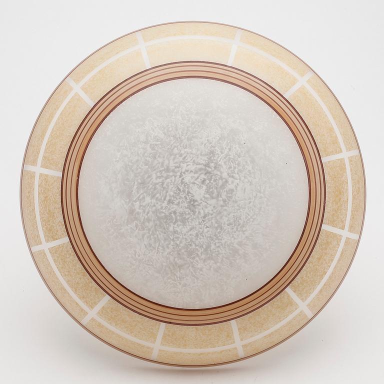 TAKLAMPA, glas, 1940-tal.