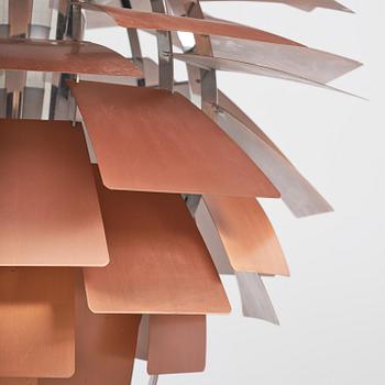 Poul Henningsen, an "Artichoke" ceiling lamp, Louis Poulsen, Denmark, 1960s-70s.